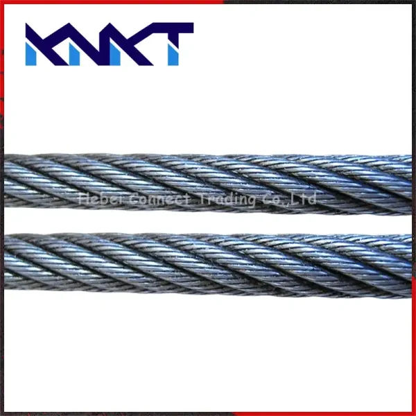 6xK19s-gakvanized Ungalvanized Compaacted Swaged-Steel-Wire-Rope-Lifting-Cable-12-60mm-En-GB-ISO-NF-Standard-High-Quality-6xk19s-6xk19