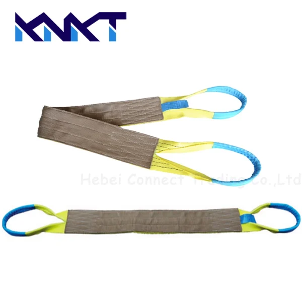 Wide Body Cargo lifting webbing sling, Flat web slings, wide body basket sling, wide body cargo lifting sling belt