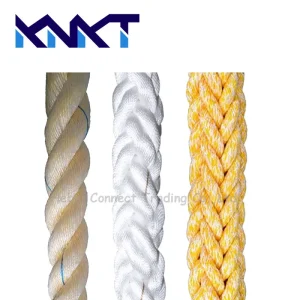 polyester polypropylene rope double fiber mixed mooring rope